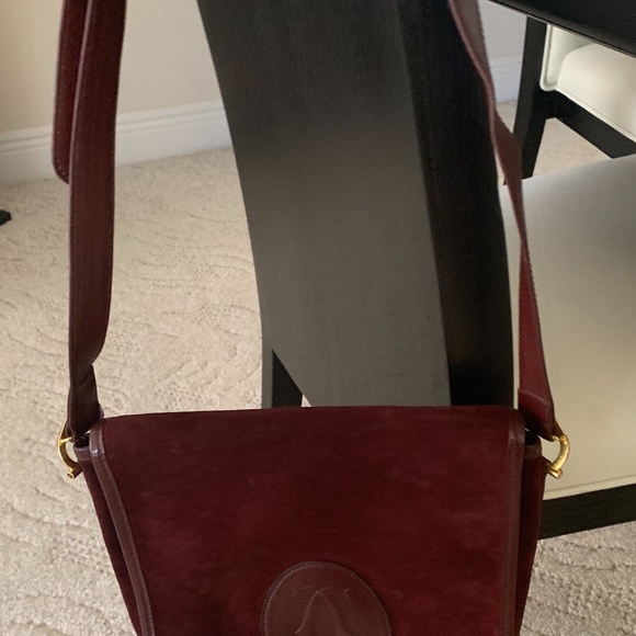 Cartier Suede Shoulder Bag - Picture 2 of 2